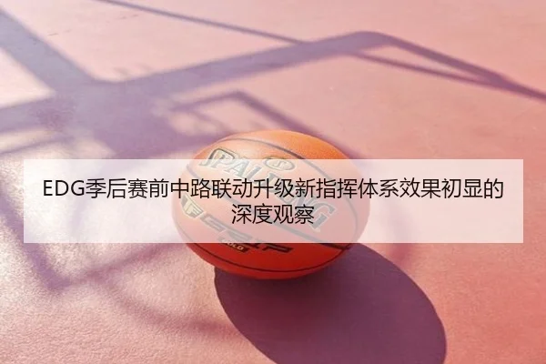 EDG季后赛前中路联动升级新指挥体系效果初显的深度观察